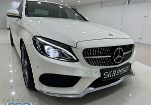 Mercedes Benz C180 Amgline BodyKit R18 LED 2015 White